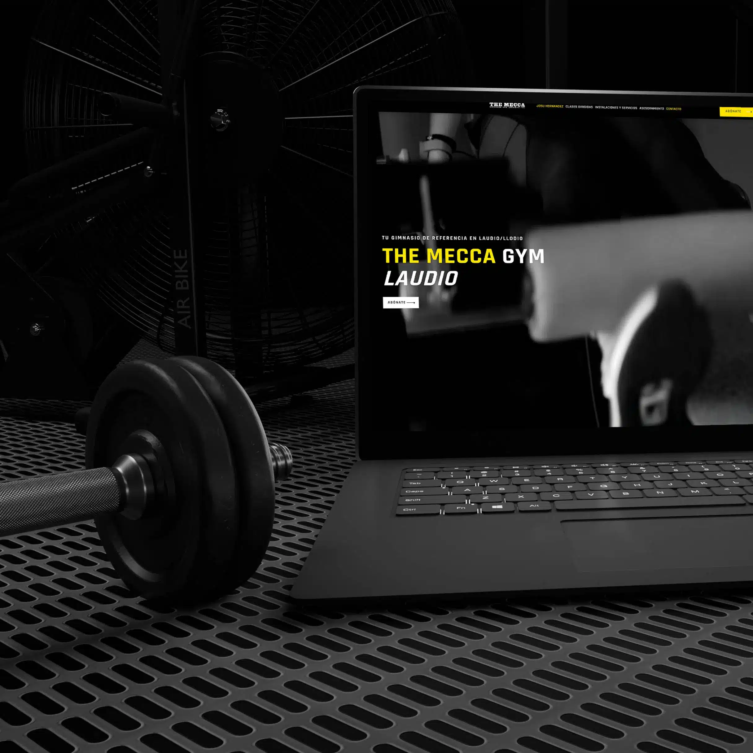 The Mecca Gym Laudio – Diseño web